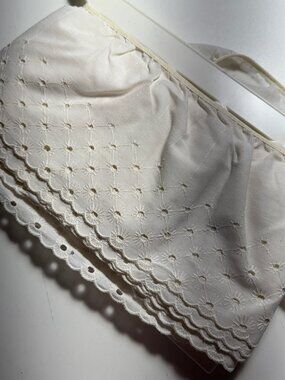 4 2/3 Yards - 5" Wide Natural Off White Eyelet Lace Craft Sewing #442